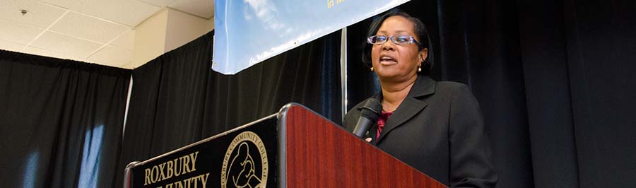 Valerie Roberson, President of Roxbury Community College